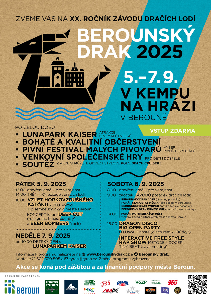 Berounský drak 2025 - plakát